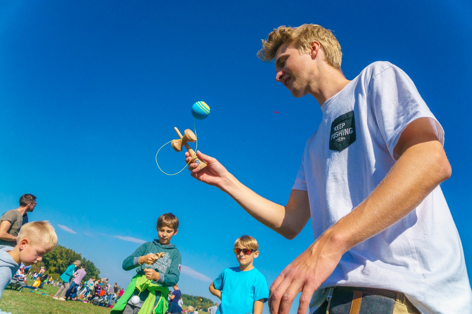 Programmpunkt beim Drachenfest