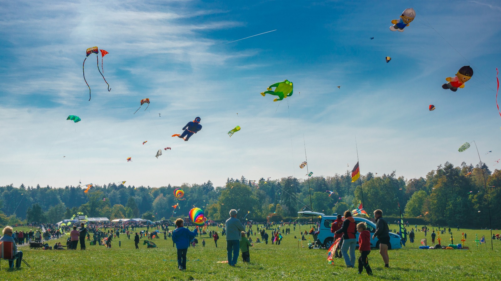 Programmpunkt beim Drachenfest